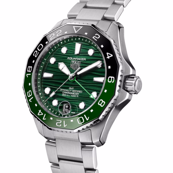 【7A Quality】TAG Heuer Aquaracer Professional 300 GMT 42mm Mens Watch Green WBP5115.BA0013