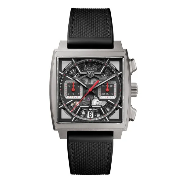 【7A Quality】TAG Heuer Monaco Chronograph 39mm Mens Watch Titanium Black CBL2183.FT6236