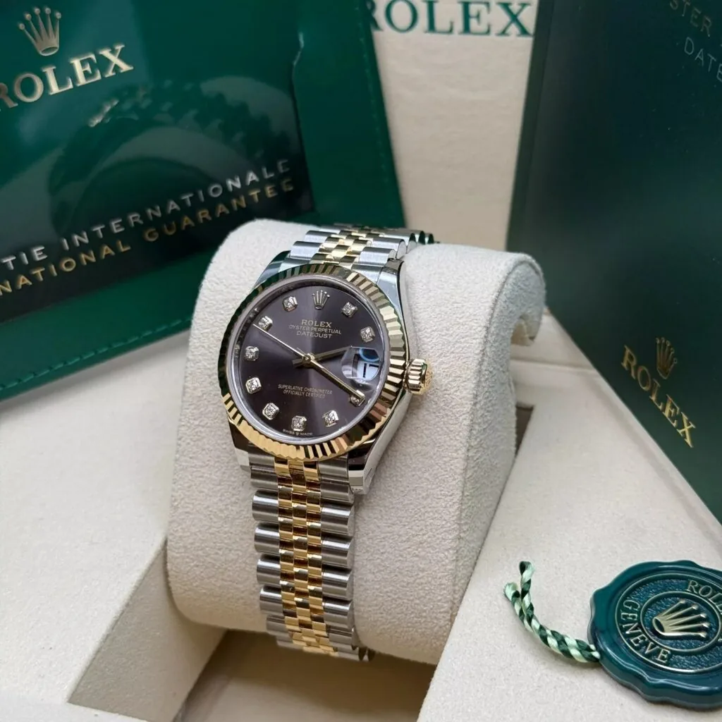 RLX Datejust m278273-0021/0022 31mm Dark Grey Dial Stainless Steel and Yellow Gold Oyster Watch