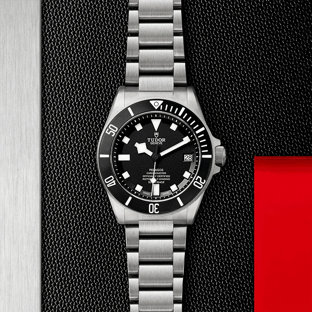 【7A Quality】TUDOR Pelagos 42mm Black Dial & Ceramic Bezel Men's Titanium Automatic Watch M25600TN-0001