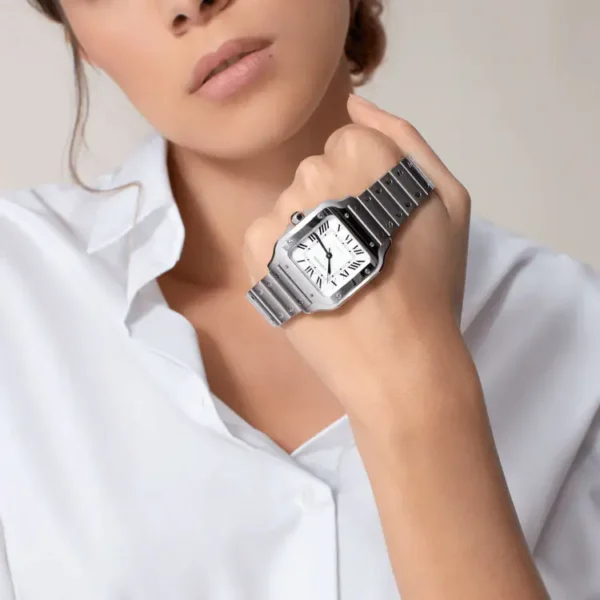 CARTIER SANTOS Medium Model Classic Silver WSSA0029 - United Luxury