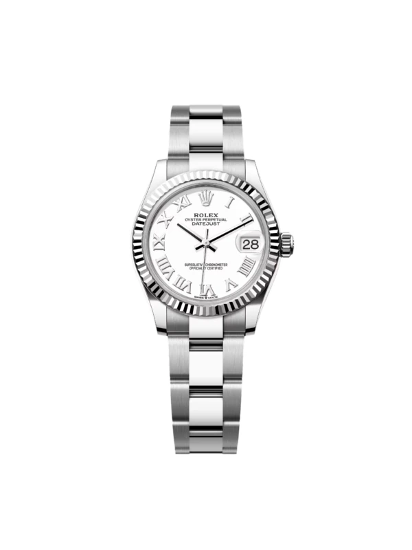 RLX Datejust m278274-0009/0010 White 31mm Dial Oyster Watch