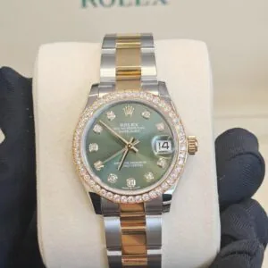 RLX Datejust m278383RBR-0029/0030 31mm Olive Green Dial Oyster Bracelet