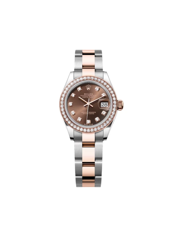 RLX Lady-Datejust 31mm 279381RBR Chocolate Diamond Dial Oyster Bracelet