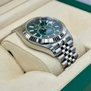 RLX Sky-Dweller 42mm 336934-0001/0002 Stainless Steel Green Dial Oyster