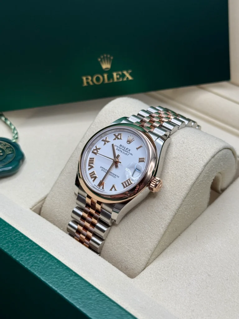 RLX Datejust m278241-0001/0002 White 31mm Dial Oyster Bracelet Watch