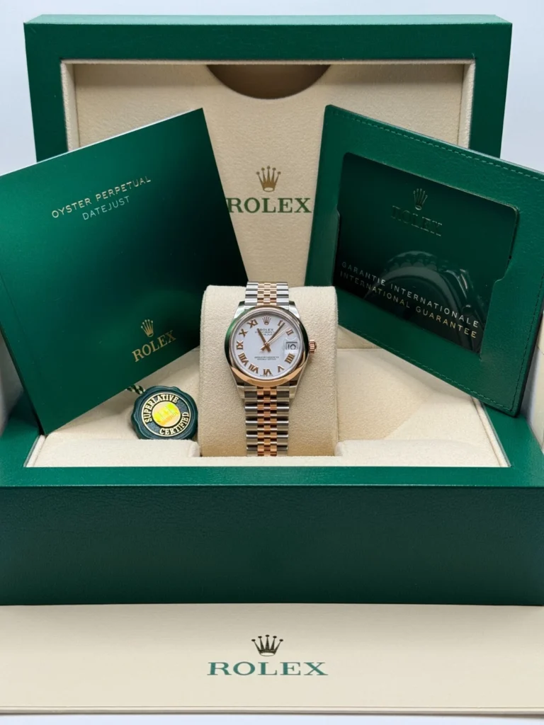 RLX Datejust m278241-0001/0002 White 31mm Dial Oyster Bracelet Watch