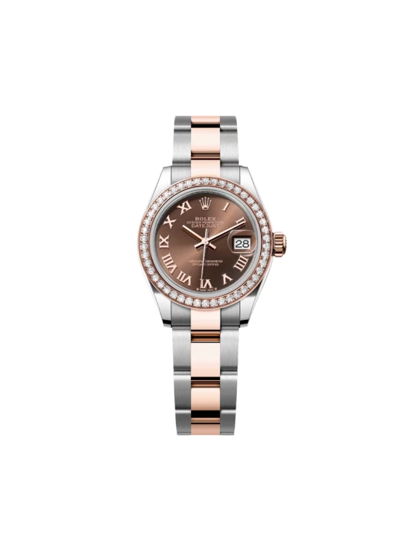 RLX Lady-Datejust 31mm 279381RBR Chocolate Roman Dial Oyster Bracelet