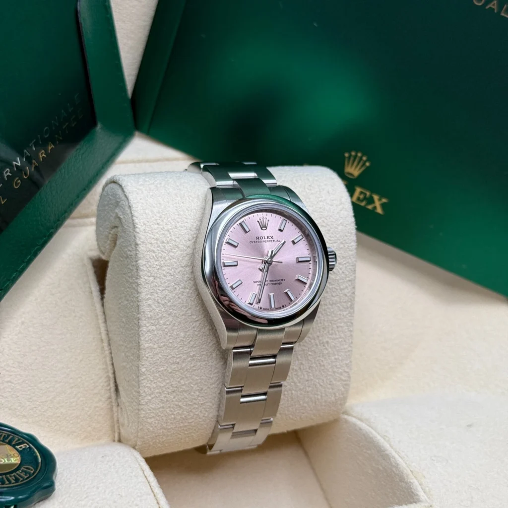 RLX Oyster Perpetual 31mm 277200-0009 Pink Dial Oyster Bracelet Watch