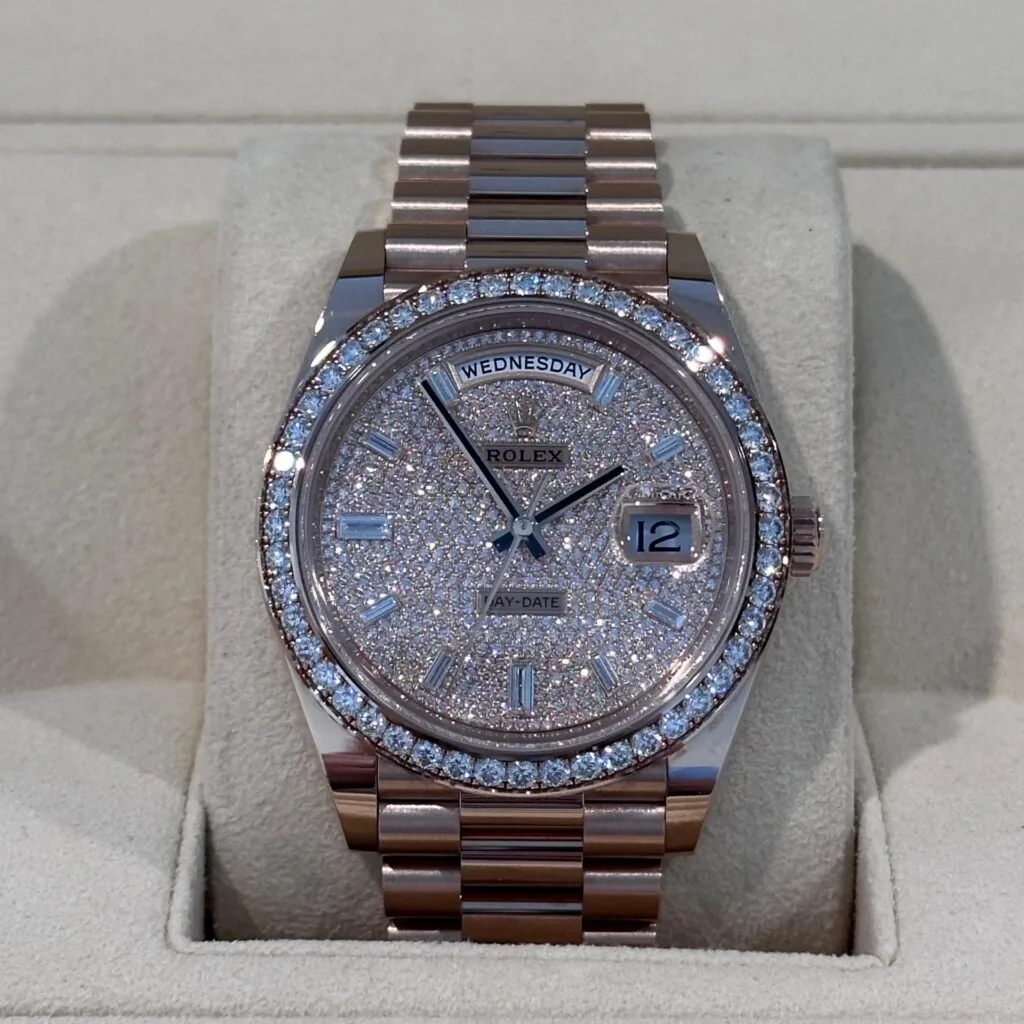 RLX Day-Date 40mm Diamonds Paved Dial 228345rbr-0002
