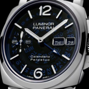 【7A Quality】Panerai Luminor Perpetual Calendar GMT Platinumtech™ 44mm PAM01575