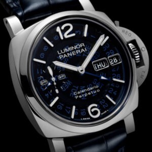 【7A Quality】Panerai Luminor Perpetual Calendar GMT Platinumtech™ 44mm PAM01575