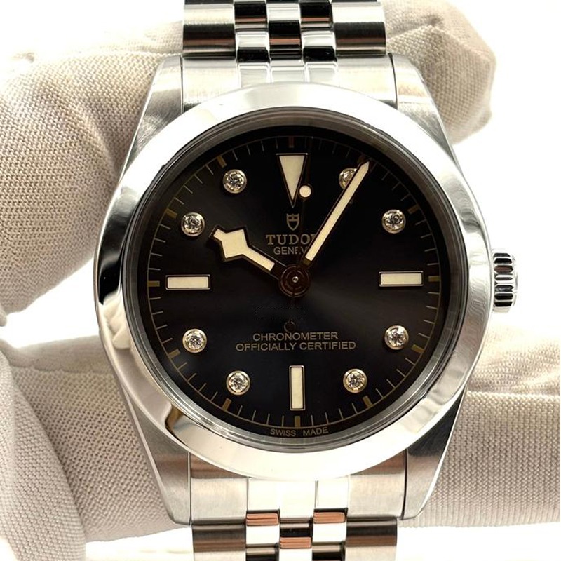 【7A Quality】TUDOR Black Bay 39mm Anthracite Diamond Set Dial Men's Bracelet Watch M79660-0004