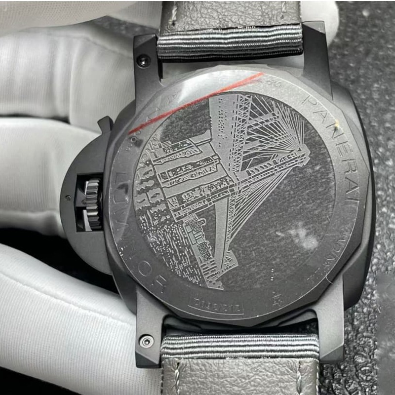 【7A Quality】Panerai Luminor BiTempo Titanium DLC - New York 44mm PAM01467